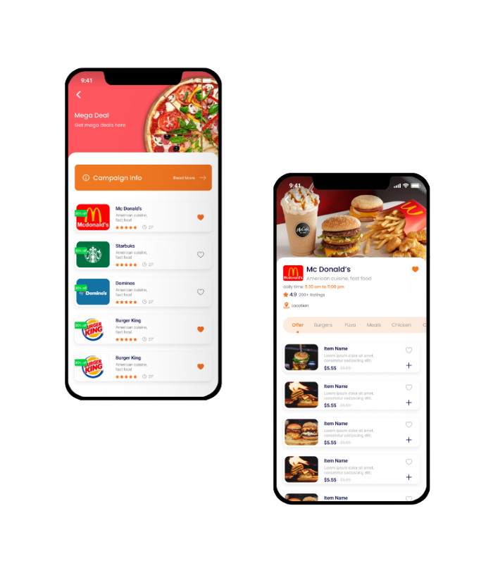 Food Delivery System Features