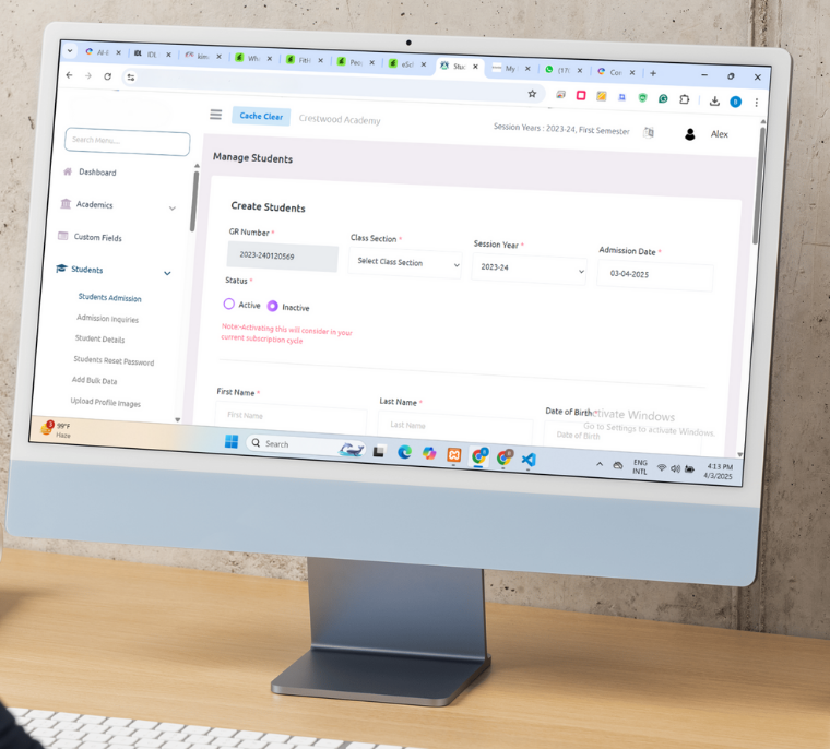 School Management System Challenges